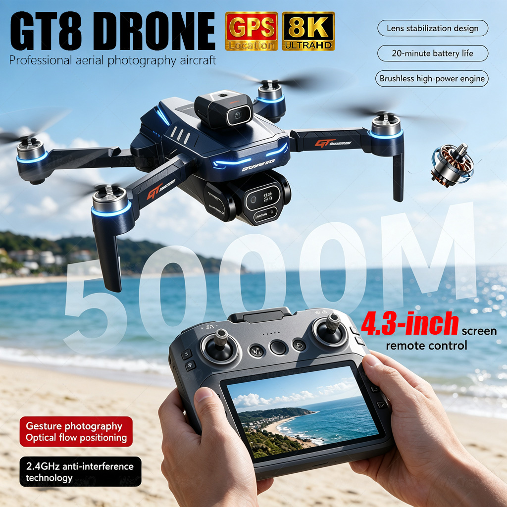 Drone Photogrammetry - NOUVEAU Drone RC GT8 HD 4K