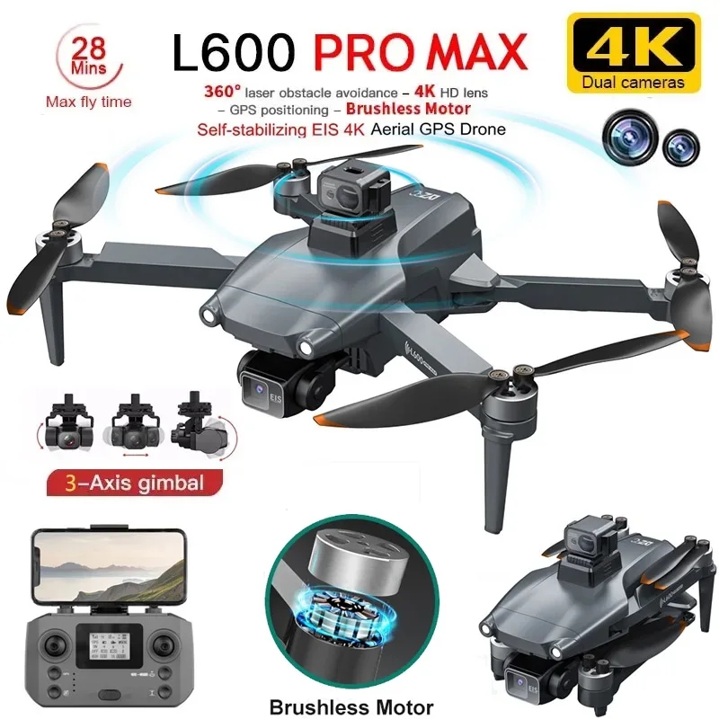 Drone Cinematic - Drone GPS professionnel L600 PRO MAX