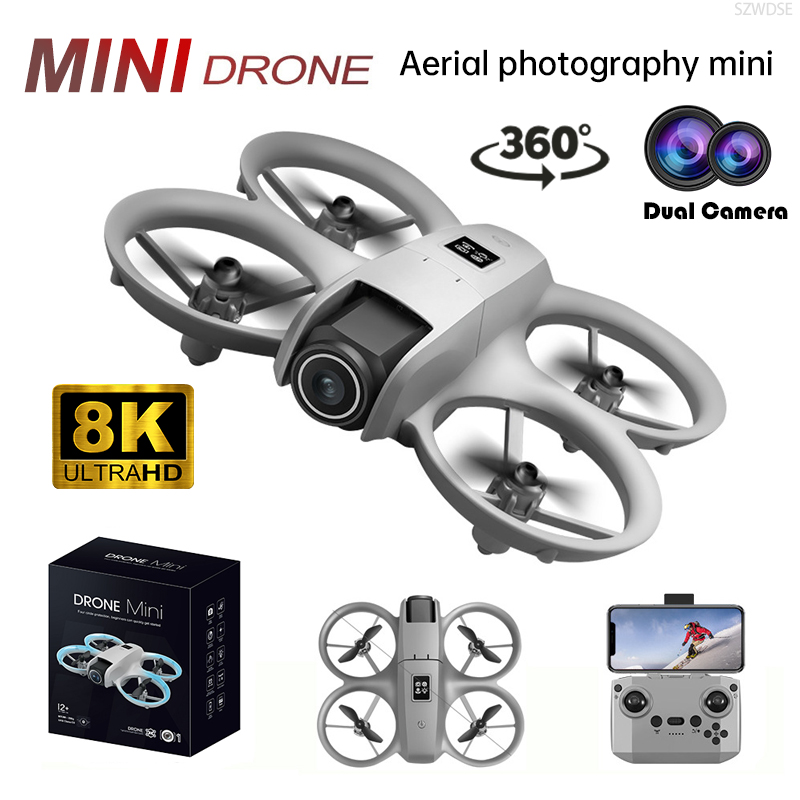 Drone Photogrammetry - Mini Drone Professionnel avec Caméra 8K,