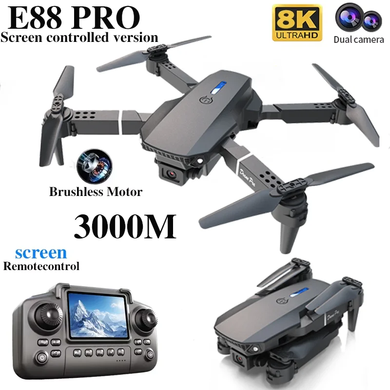 Drone professionnel E88 PRO av - Drone Cinematic avis et prix