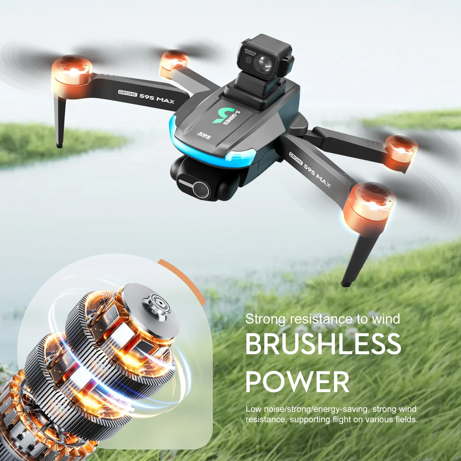 Nouveau S9S MAX MINI Drone 4K  - Drone Cinematic avis et prix