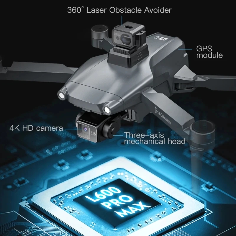 Drone GPS professionnel L600 P - Drone Cinematic avis et prix