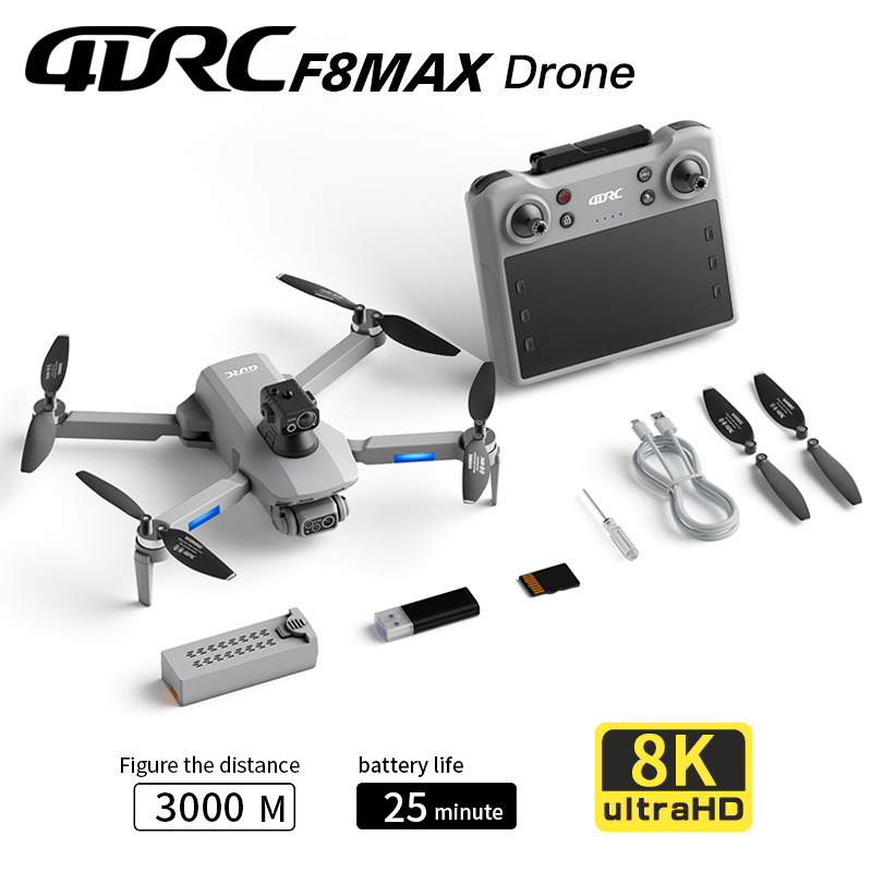 Drone GPS F8 MAX, caméra profe - Drone Photogrammetry avis et prix